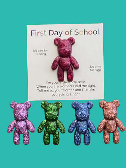 First day of School Worry Bear