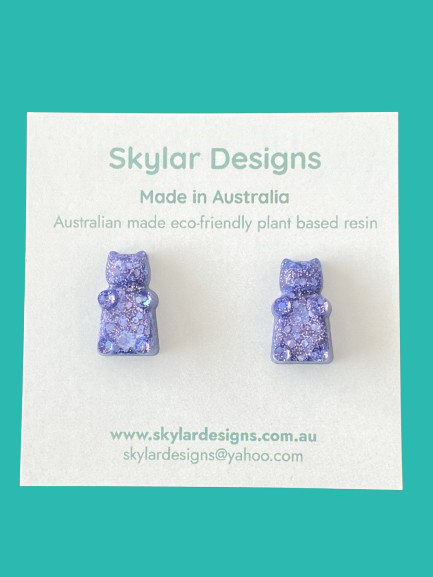 Gummy Cat Earrings