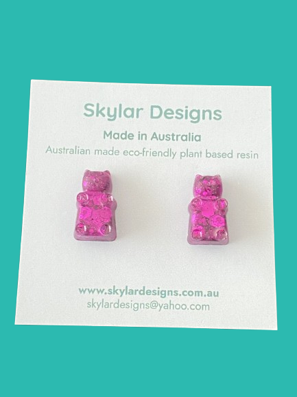 Gummy Cat Earrings